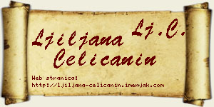 Ljiljana Ćeličanin vizit kartica